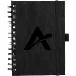 5" x 7" FSC® Recycled Morano Spiral Journal - 2900-58BKFront 5" x 7" FSC® Recycled Morano Spiral Journal - 2900-58BKFront