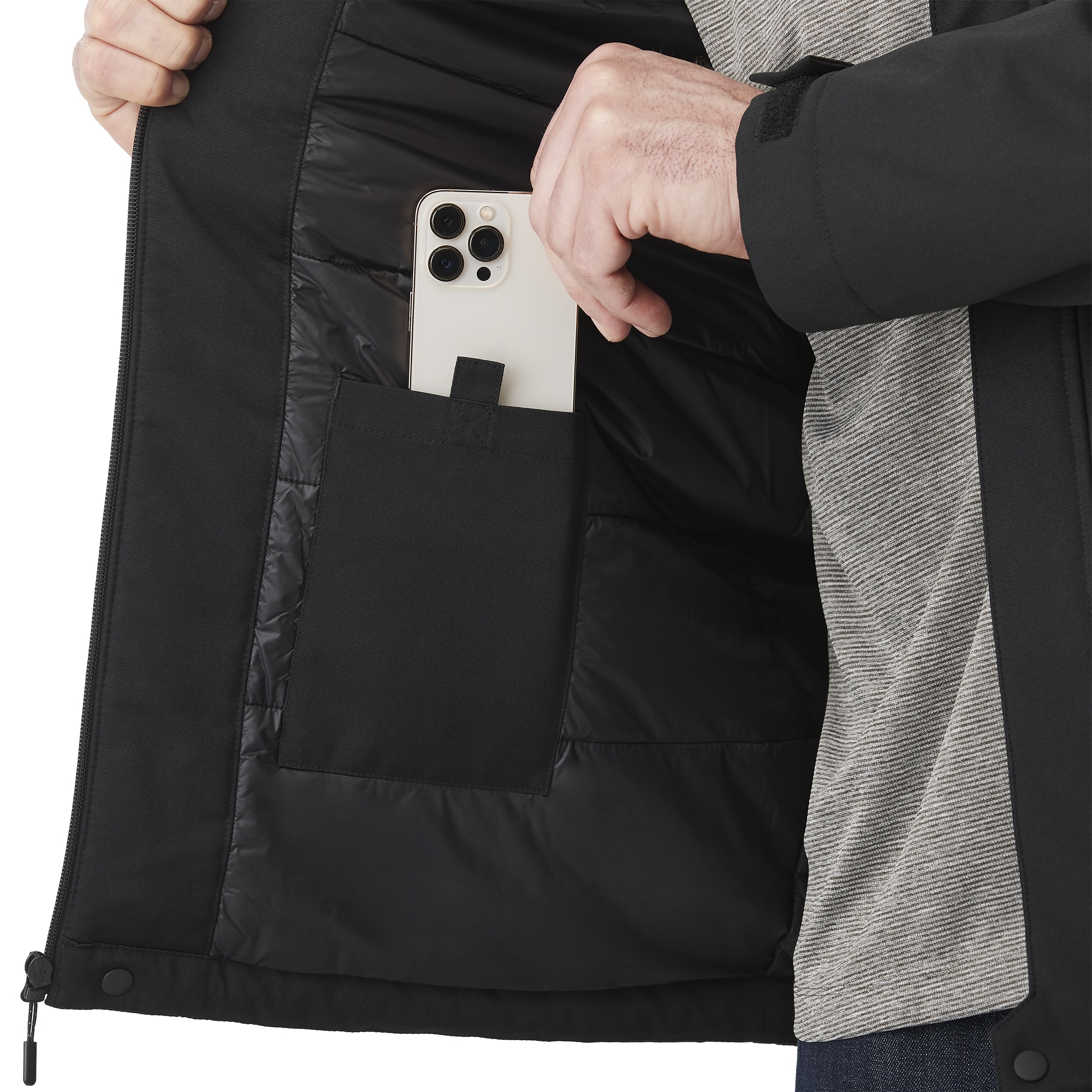 Men's LENA Eco Water Repellent Insulated Jacket with Hoodie 1