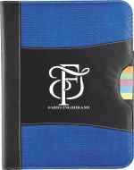 Flare Organization Padfolio with FSC® Mix Paper - SM-3637BLFront Flare Organization Padfolio with FSC® Mix Paper - SM-3637BLFront
