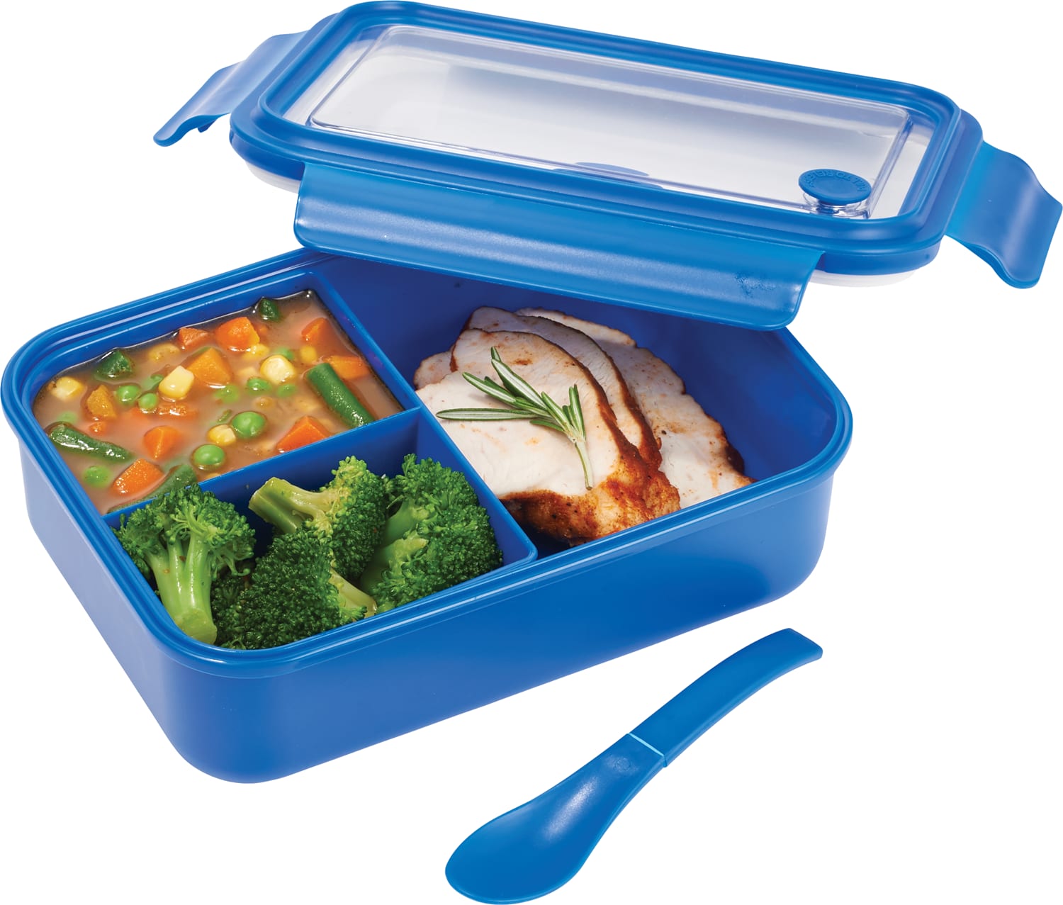 Three Compartment Food Storage Bento Box 1