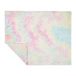 Tie Dye Flannel Fleece Blanket 2 Tie Dye Flannel Fleece Blanket 2