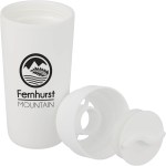 Lola Recycled Tumbler w/ 360 degree lid 16 oz - SM-6561WHFront Lola Recycled Tumbler w/ 360 degree lid 16 oz - SM-6561WHFront