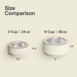 Stanley Pet Bowl (3 cups, 24OZ) - 1603-80CRFront Stanley Pet Bowl (3 cups, 24OZ) - 1603-80CRFront