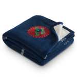 Plaid Fleece Sherpa Blanket - 1080-72BLAngle-Left Plaid Fleece Sherpa Blanket - 1080-72BLAngle-Left