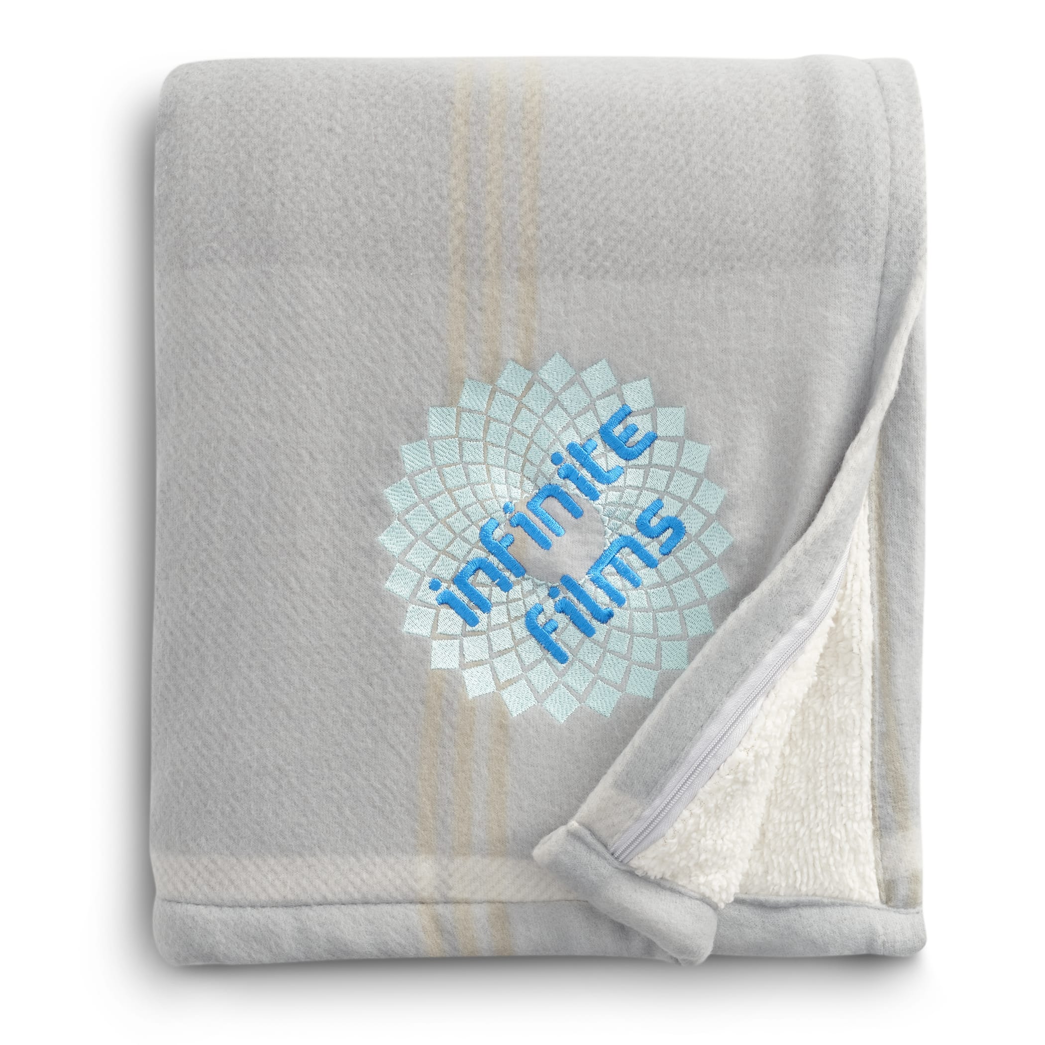 Plaid Fleece Sherpa Blanket 1