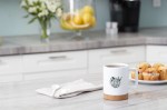 Bates 15oz Ceramic Mug w/ Cork Base - 1628-96WHFront Bates 15oz Ceramic Mug w/ Cork Base - 1628-96WHFront