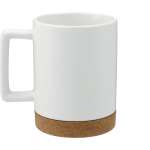 Bates 15oz Ceramic Mug w/ Cork Base - 1628-96WHAngle-Right Bates 15oz Ceramic Mug w/ Cork Base - 1628-96WHAngle-Right
