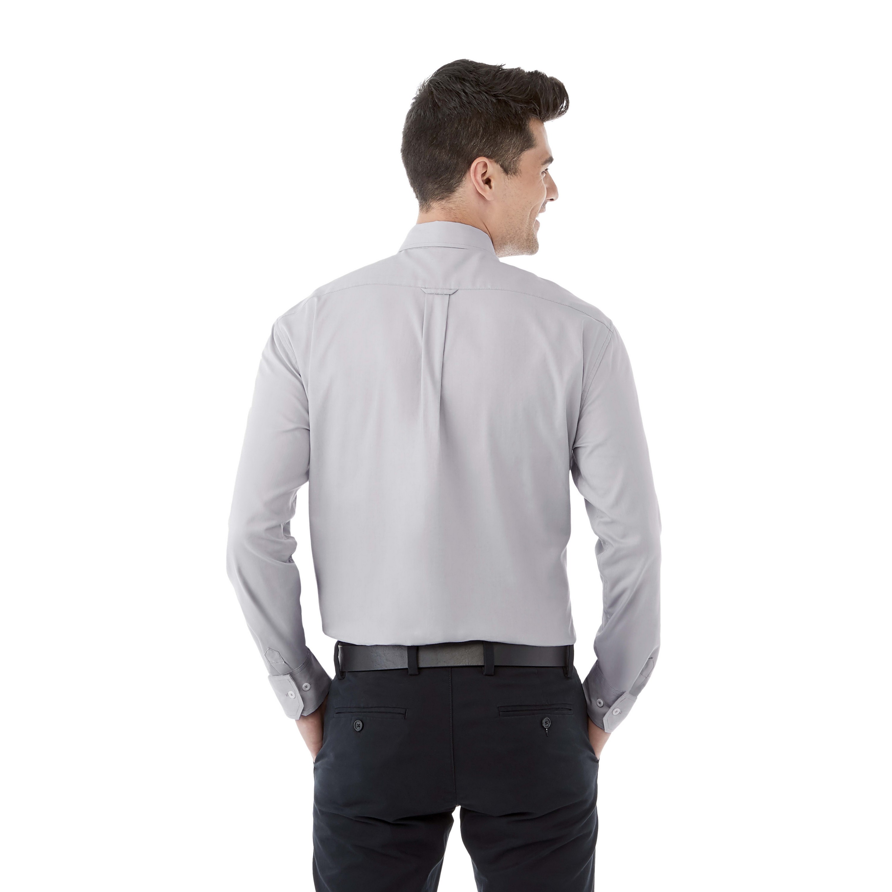 Men's IRVINE Oxford Long Sleeve Button Up Shirt 1