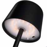 Recycled Mini Rechargeable Desk Lamp - SM-9534BKFront Recycled Mini Rechargeable Desk Lamp - SM-9534BKFront