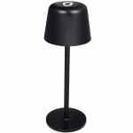 Recycled Mini Rechargeable Desk Lamp - SM-9534BKFront Recycled Mini Rechargeable Desk Lamp - SM-9534BKFront