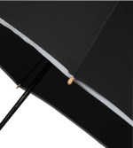60" Auto Open Umbrella w/ Reflective Trim - SM-8183BKFront 60" Auto Open Umbrella w/ Reflective Trim - SM-8183BKFront