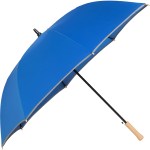 60" Auto Open Umbrella w/ Reflective Trim - SM-8183RYLAngle-Right 60" Auto Open Umbrella w/ Reflective Trim - SM-8183RYLAngle-Right