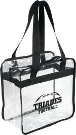 Game Day Clear Zippered Safety Tote 1 Game Day Clear Zippered Safety Tote 1