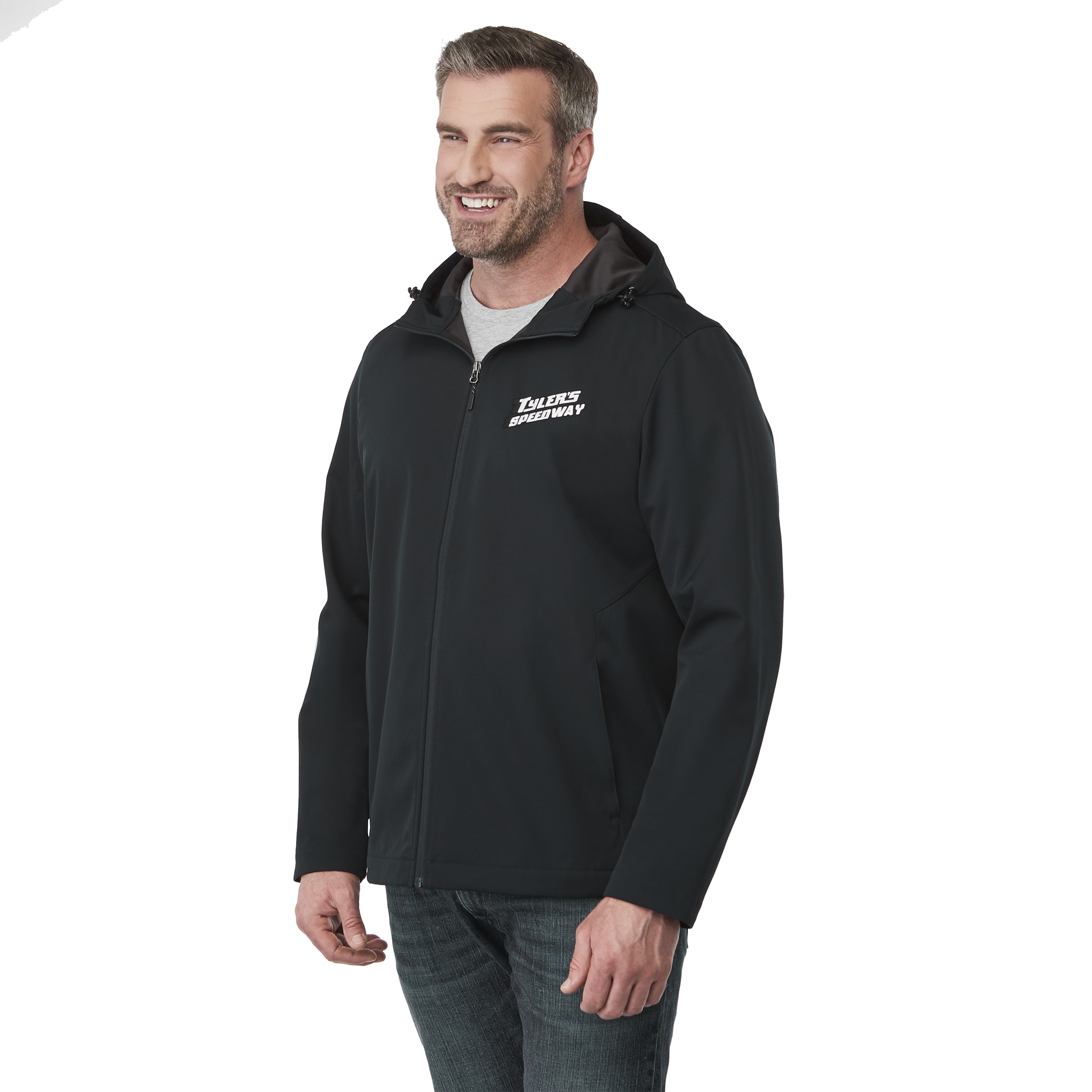 Men's LEFROY Eco Lightweight Softshell Jacket with Hood 1