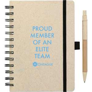 5%27%27 x 7%27%27 FSC® Mix Wheat Straw Notebook with Pen 1 5%27%27 x 7%27%27 FSC® Mix Wheat Straw Notebook with Pen 1