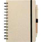 5'' x 7'' FSC® Mix Wheat Straw Notebook with Pen - SM-3583BGFront 5'' x 7'' FSC® Mix Wheat Straw Notebook with Pen - SM-3583BGFront