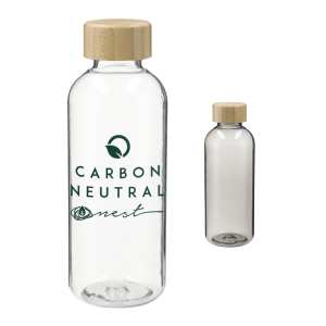 Sona 22oz rPET Reusable Bottle w/ FSC® 100% Bamboo Lid 1 Sona 22oz rPET Reusable Bottle w/ FSC® 100% Bamboo Lid 1
