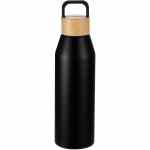 Aspen 24 oz Recycled Bottle with FSC® Bamboo Lid - 1602-19BKFront Aspen 24 oz Recycled Bottle with FSC® Bamboo Lid - 1602-19BKFront
