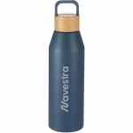 Aspen 24 oz Recycled Bottle with FSC® Bamboo Lid - 1602-19NFBLFront Aspen 24 oz Recycled Bottle with FSC® Bamboo Lid - 1602-19NFBLFront