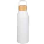 Aspen 24 oz Recycled Bottle with FSC® Bamboo Lid - 1602-19WHFront Aspen 24 oz Recycled Bottle with FSC® Bamboo Lid - 1602-19WHFront