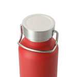 22 Oz. Thor Copper Vacuum Insulated Bottle - Red Top View 22 Oz. Thor Copper Vacuum Insulated Bottle - Red Top View