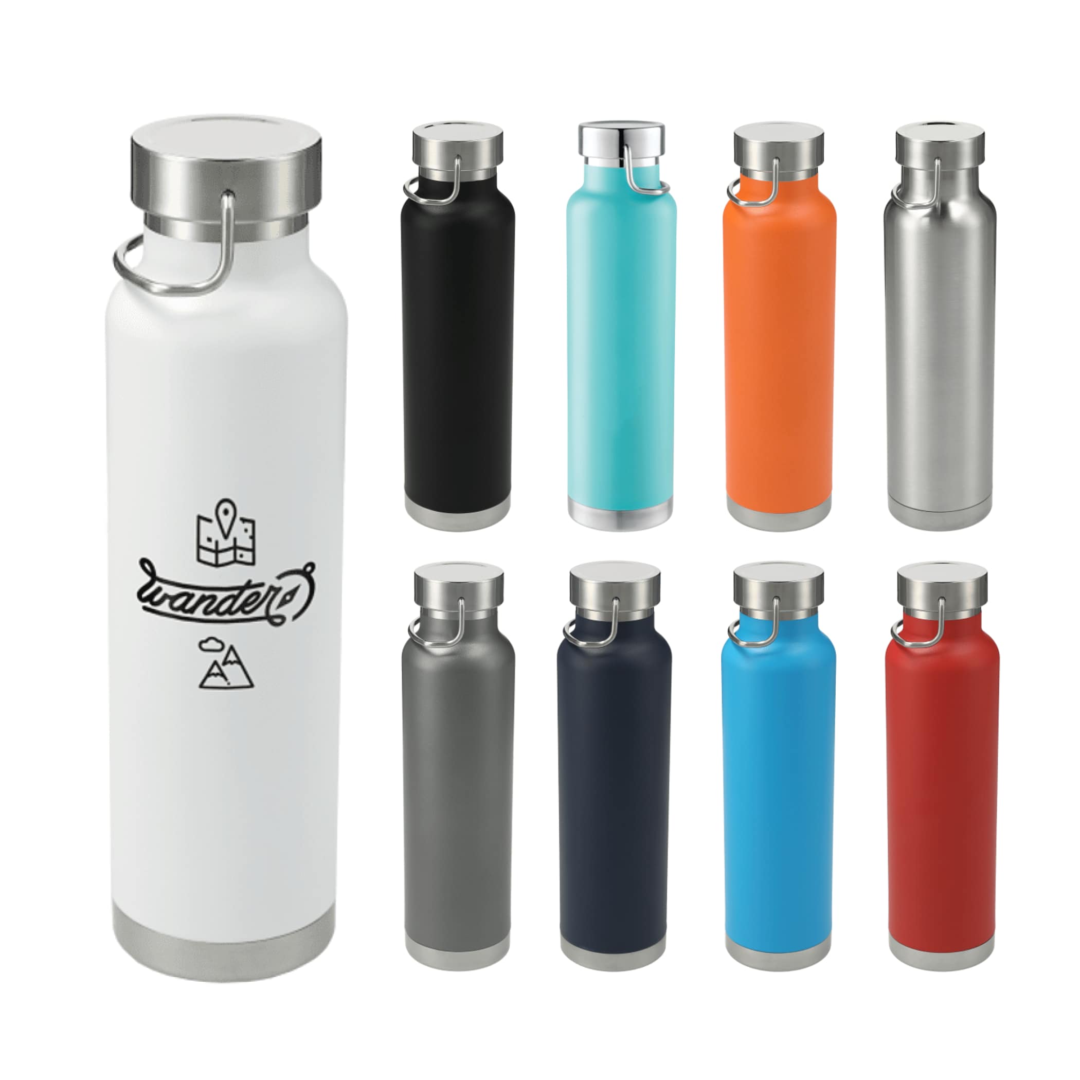 22 Oz. Thor Copper Vacuum Insulated Bottle 1