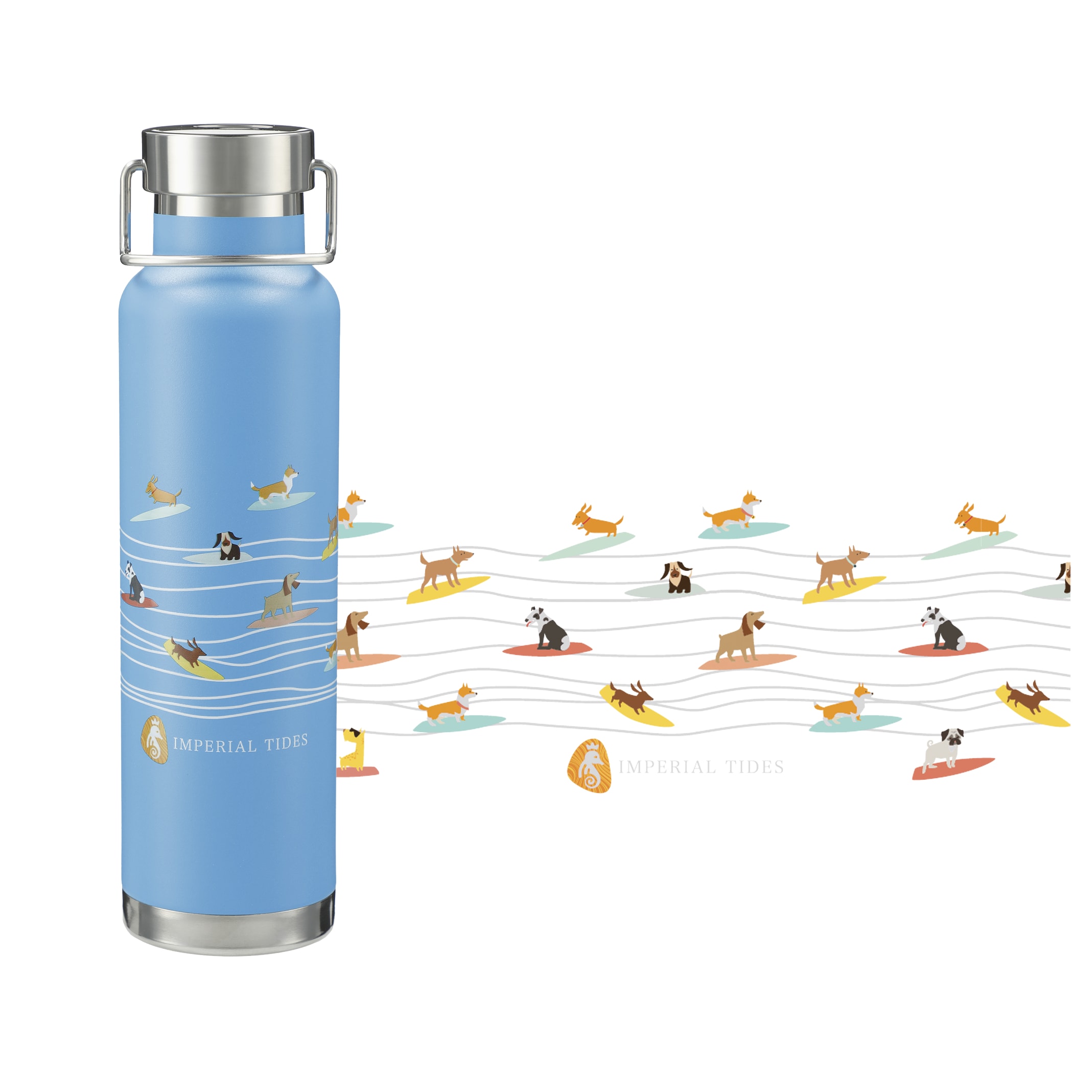 22 Oz. Thor Copper Vacuum Insulated Bottle 1