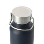 22 Oz. Thor Copper Vacuum Insulated Bottle - Navy Blue Top View 22 Oz. Thor Copper Vacuum Insulated Bottle - Navy Blue Top View