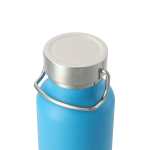 22 Oz. Thor Copper Vacuum Insulated Bottle - Process Blue Top View 22 Oz. Thor Copper Vacuum Insulated Bottle - Process Blue Top View
