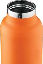 22 Oz. Thor Copper Vacuum Insulated Bottle - Orange Open View 22 Oz. Thor Copper Vacuum Insulated Bottle - Orange Open View