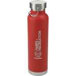 22 Oz. Thor Copper Vacuum Insulated Bottle - Red 22 Oz. Thor Copper Vacuum Insulated Bottle - Red