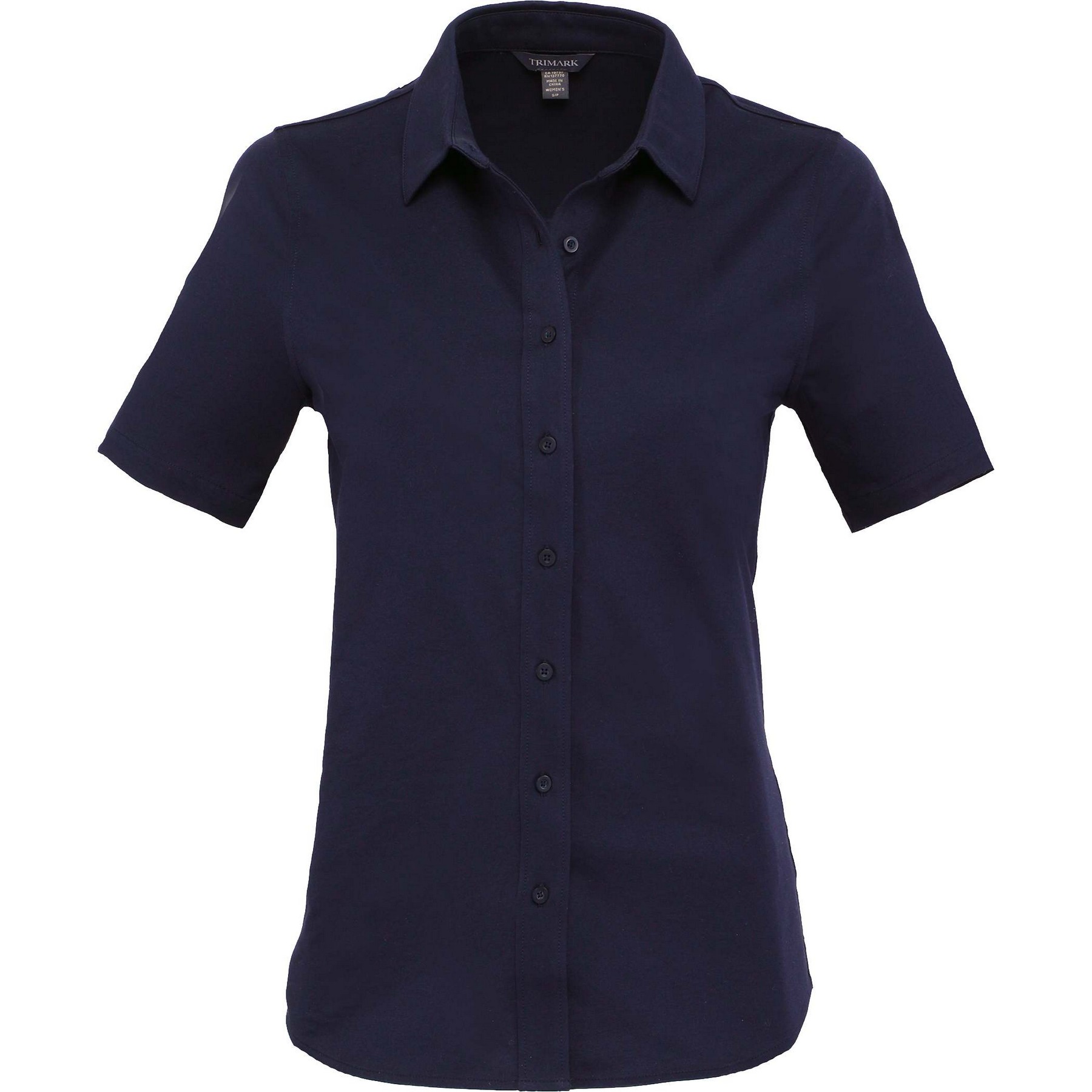 TATRA Eco Short Knit Button Up Sleeve Shirt - Women's 2