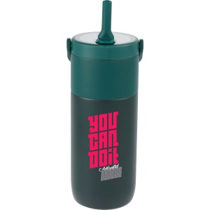 ROOTS Ceramic Lined Travel Tumbler w/ Straw 20oz 1 ROOTS Ceramic Lined Travel Tumbler w/ Straw 20oz 1