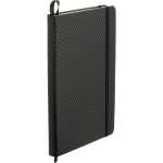 5.5''x 8.5'' FSC® Mix Ambassador Carbon Fiber Journal - 1921-14BKAngle-Right 5.5''x 8.5'' FSC® Mix Ambassador Carbon Fiber Journal - 1921-14BKAngle-Right