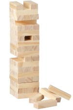 Tumbling Tower Wood Block Stacking Game - 3002-35WDAngle-Right Tumbling Tower Wood Block Stacking Game - 3002-35WDAngle-Right