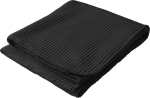 Ribbed Fleece Blanket - SM-7709BKAngle-Right Ribbed Fleece Blanket - SM-7709BKAngle-Right