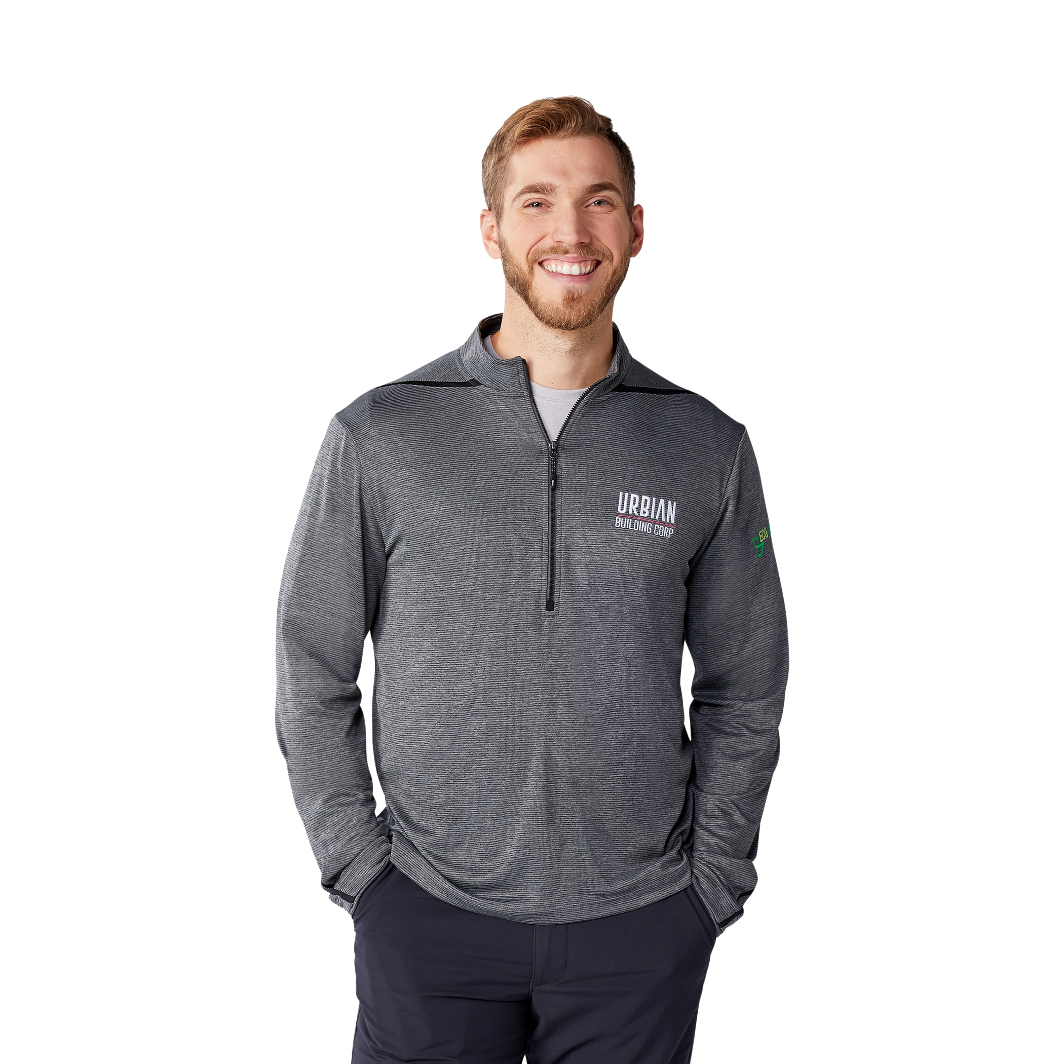 Men's DEGE Eco Knit Performance Half Zip 1