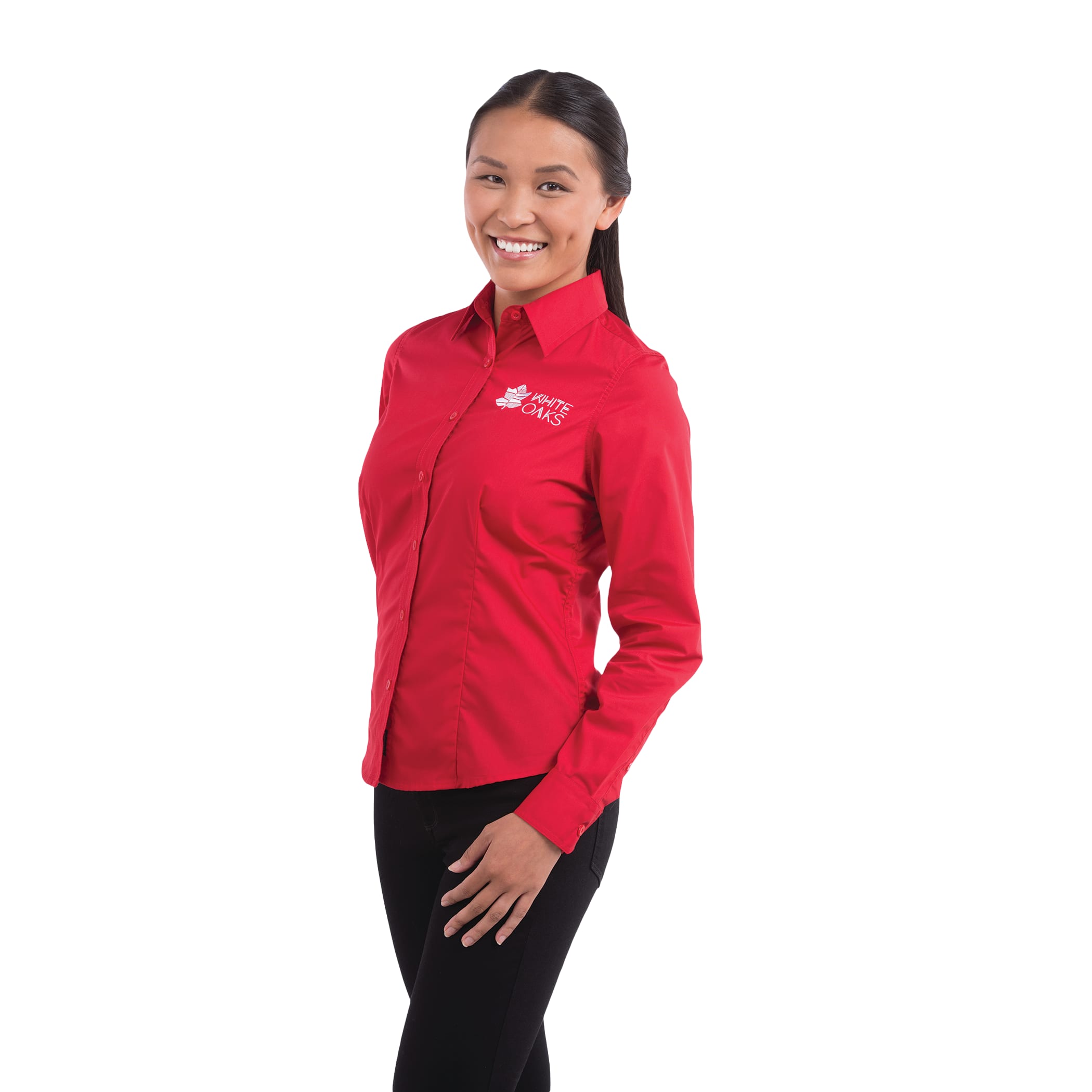 Women's PRESTON Long Sleeve Button Up Shirt 1