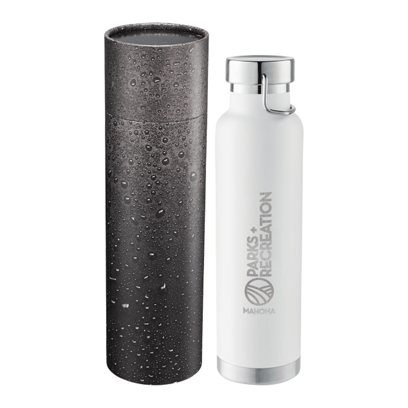 Thor Copper Vac Bottle 22oz With Cylindrical Box 1