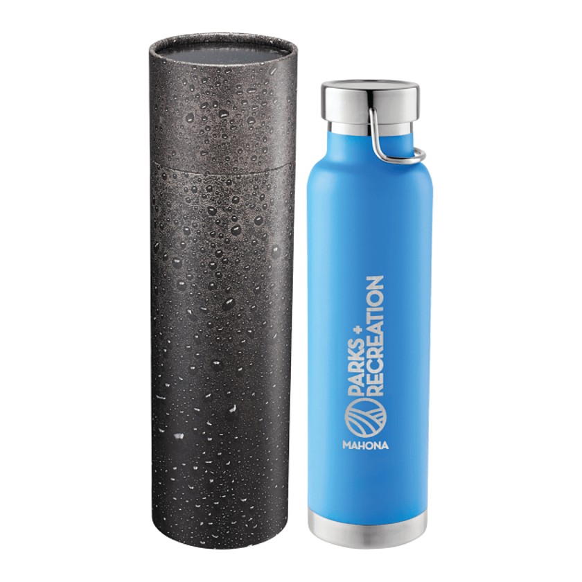 Thor Copper Vac Bottle 22oz With Cylindrical Box 1