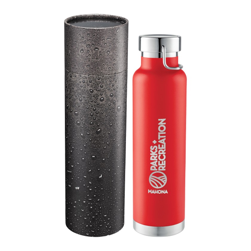 Thor Copper Vac Bottle 22oz With Cylindrical Box 1