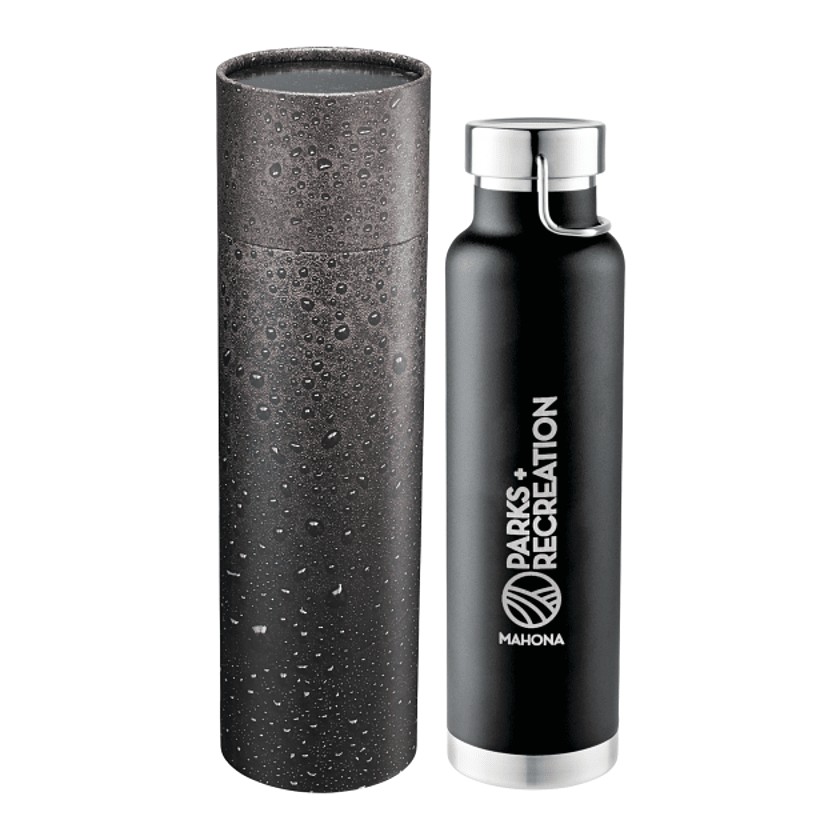 Thor Copper Vac Bottle 22oz With Cylindrical Box 1