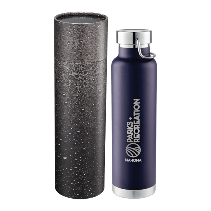 Thor Copper Vac Bottle 22oz With Cylindrical Box 1
