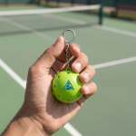 Recycled Pickleball SPF15 Lip Balm Keychain - SM-1730GRFront Recycled Pickleball SPF15 Lip Balm Keychain - SM-1730GRFront