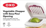 OXO Good Grips Vegetable Chopper w/ Easy-Pour Open - 1990-14WHFront OXO Good Grips Vegetable Chopper w/ Easy-Pour Open - 1990-14WHFront