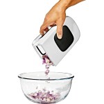 OXO Good Grips Vegetable Chopper w/ Easy-Pour Open - 1990-14WHFront OXO Good Grips Vegetable Chopper w/ Easy-Pour Open - 1990-14WHFront