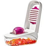 OXO Good Grips Vegetable Chopper w/ Easy-Pour Open - 1990-14WHFront OXO Good Grips Vegetable Chopper w/ Easy-Pour Open - 1990-14WHFront