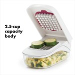 OXO Good Grips Vegetable Chopper w/ Easy-Pour Open - 1990-14WHFront OXO Good Grips Vegetable Chopper w/ Easy-Pour Open - 1990-14WHFront
