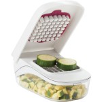 OXO Good Grips Vegetable Chopper w/ Easy-Pour Open - 1990-14WHFront OXO Good Grips Vegetable Chopper w/ Easy-Pour Open - 1990-14WHFront