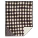 Field & Co.® Double Sided Plaid Sherpa Blanket - 1081-52WHGYAngle-Left Field & Co.® Double Sided Plaid Sherpa Blanket - 1081-52WHGYAngle-Left